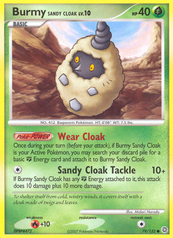 Burmy Sandy Cloak (79/132) [Diamond & Pearl: Secret Wonders] Pokémon