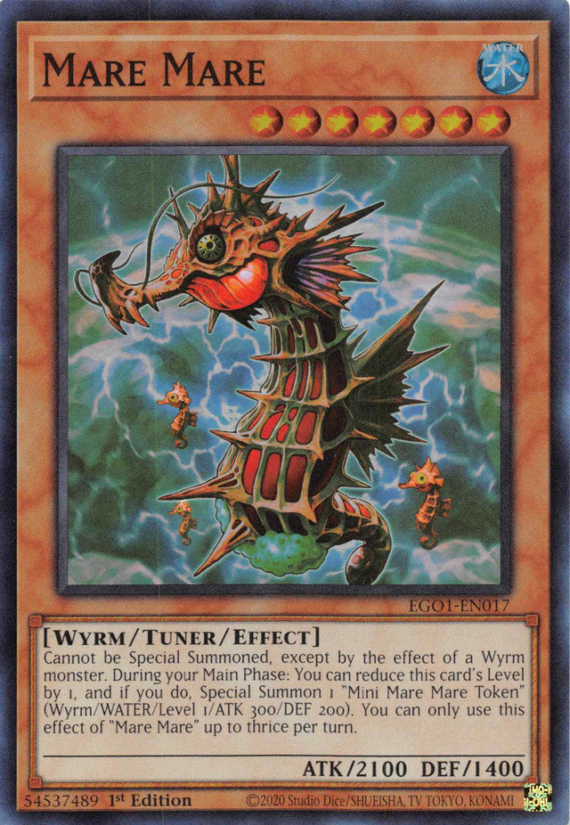 Mare Mare [EGO1-EN017] Super Rare Yu-Gi-Oh!