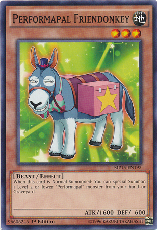 Performapal Friendonkey [MP15-EN193] Common Yu-Gi-Oh!