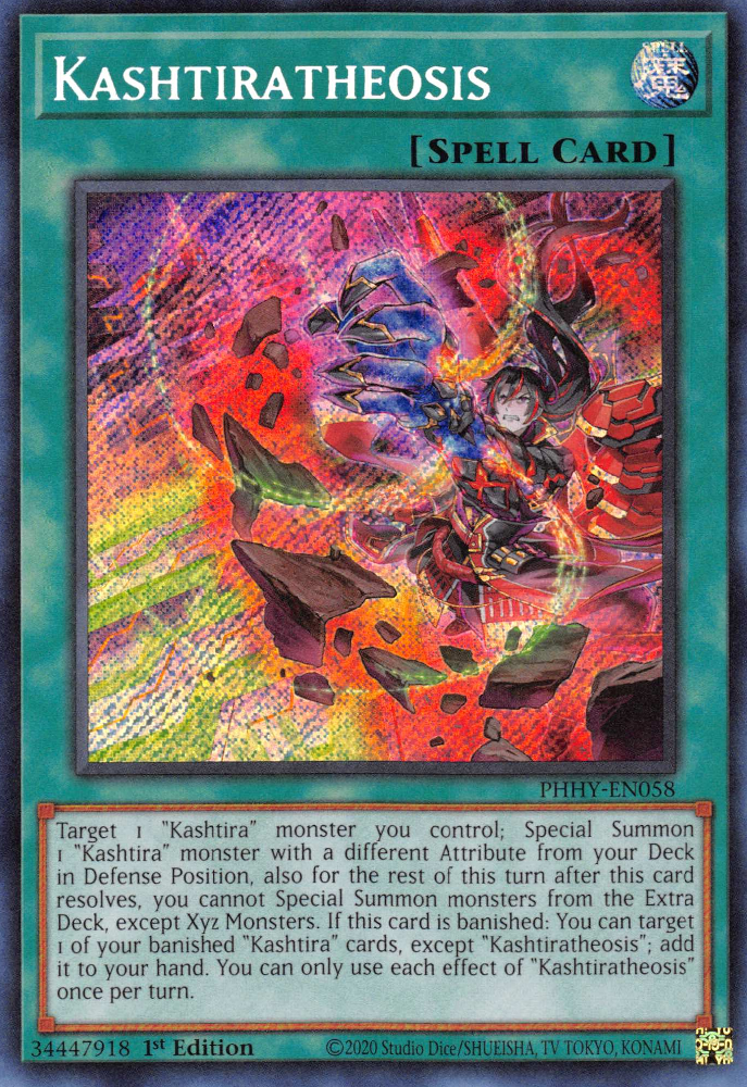 Kashtiratheosis [PHHY-EN058] Secret Rare Yu-Gi-Oh!