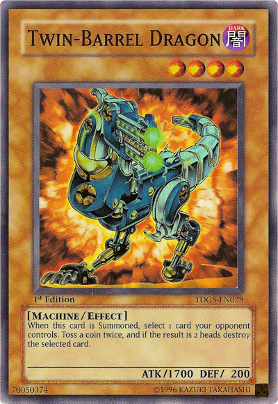Twin-Barrel Dragon [TDGS-EN029] Super Rare Yu-Gi-Oh!