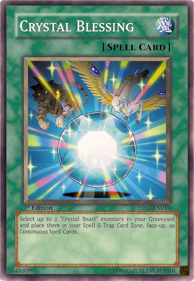 Crystal Blessing [DP07-EN014] Common Yu-Gi-Oh!