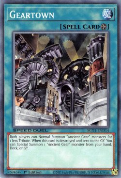 Geartown [SGX1-END14] Common Yu-Gi-Oh!