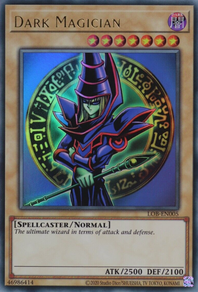 Dark Magician (25th Anniversary) [LOB-EN005] Ultra Rare Yu-Gi-Oh!