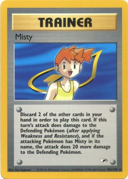 Misty (102/132) [Gym Heroes Unlimited] Pokémon