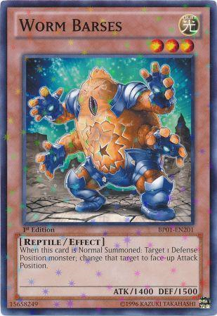 Worm Barses [BP01-EN201] Starfoil Rare Yu-Gi-Oh!