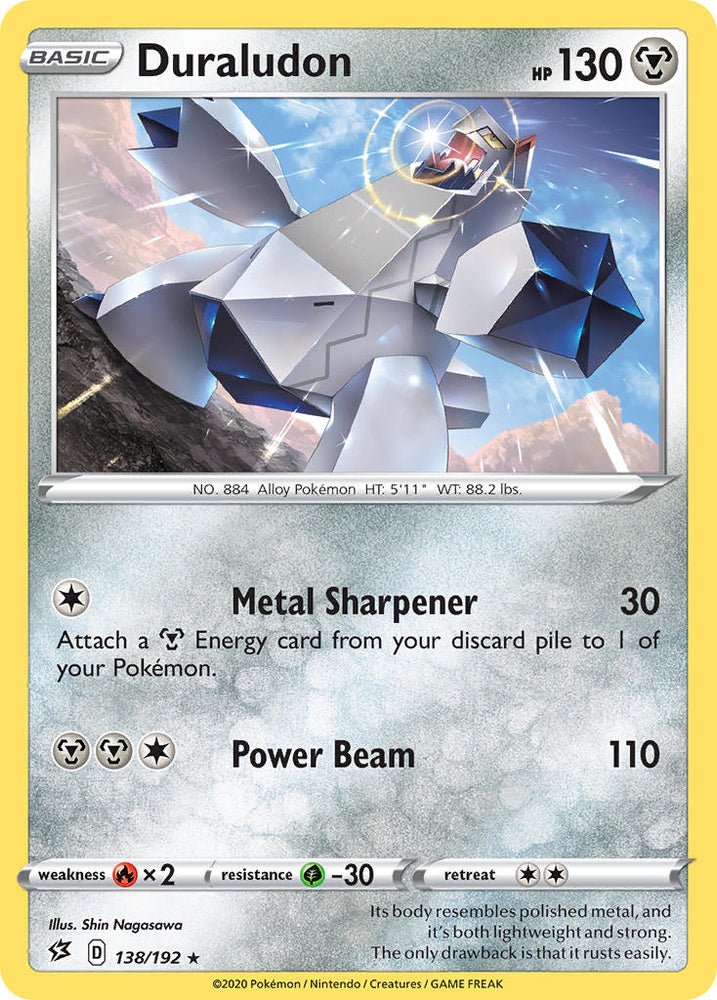 Duraludon (138/192) (Theme Deck Exclusive) [Sword & Shield: Rebel Clash] Pokémon