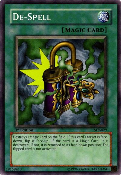 De-Spell [SDJ-029] Common Yu-Gi-Oh!