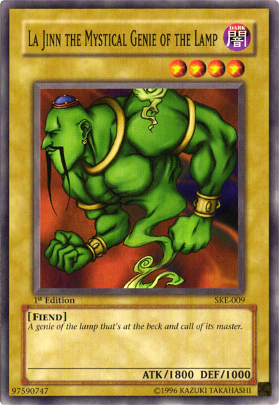 La Jinn the Mystical Genie of the Lamp [SKE-009] Common Yu-Gi-Oh!