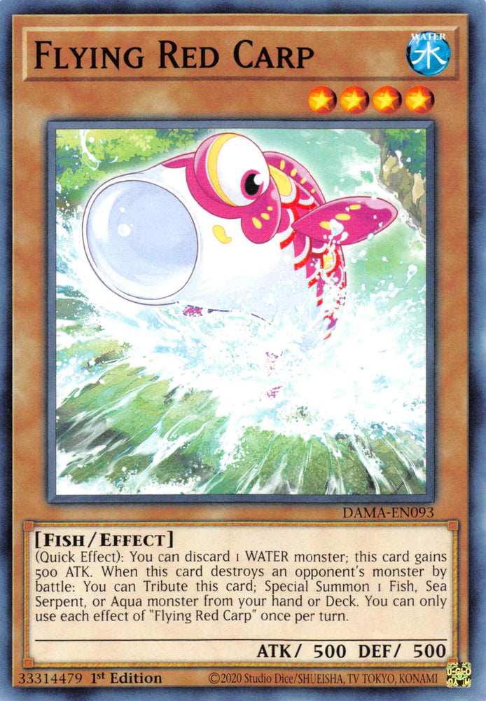 Flying Red Carp [DAMA-EN093] Common Yu-Gi-Oh!