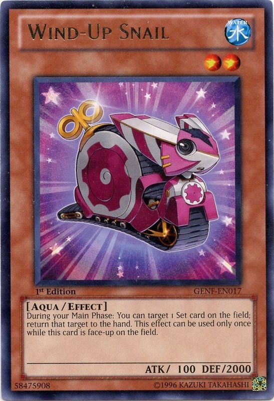 Wind-Up Snail [GENF-EN017] Rare Yu-Gi-Oh!