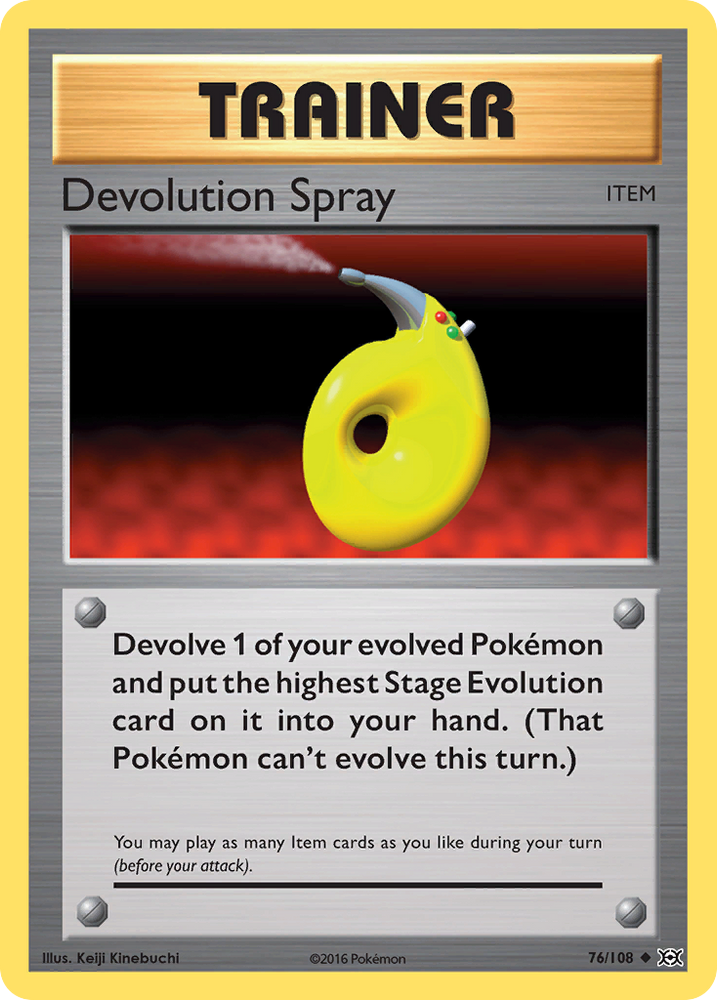 Devolution Spray (76/108) [XY: Evolutions] Pokémon