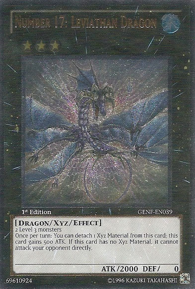 Number 17: Leviathan Dragon [GENF-EN039] Ultimate Rare Yu-Gi-Oh!
