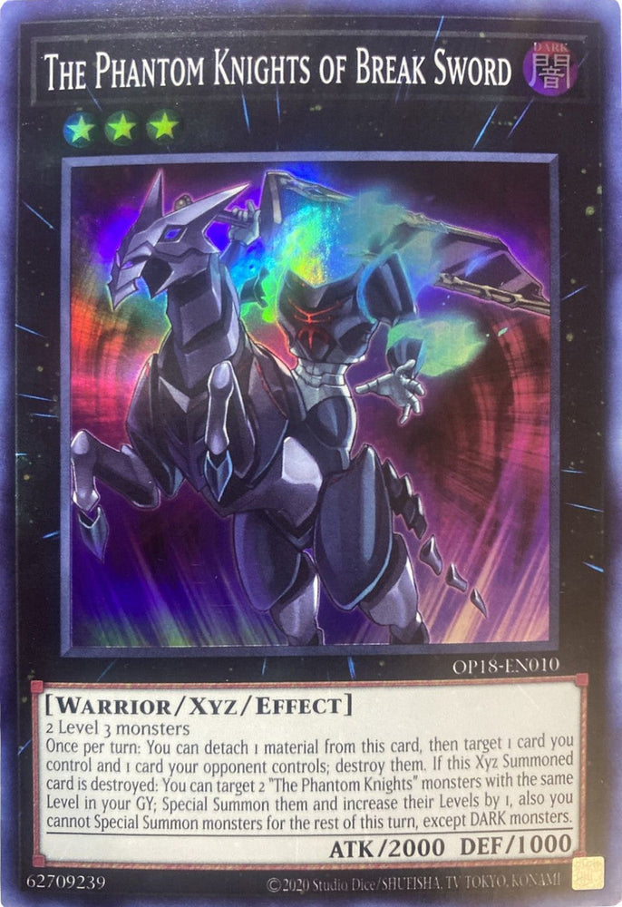 The Phantom Knights of Break Sword [OP18-EN010] Super Rare Yu-Gi-Oh!