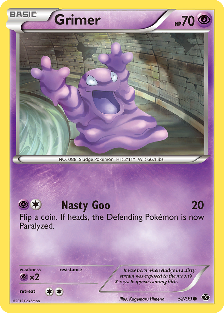 Grimer (52/99) [Black & White: Next Destinies] Pokémon