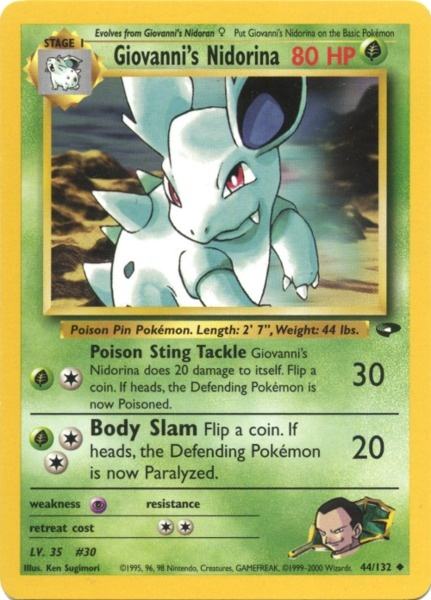 Giovanni's Nidorina (44/132) [Gym Challenge Unlimited] Pokémon