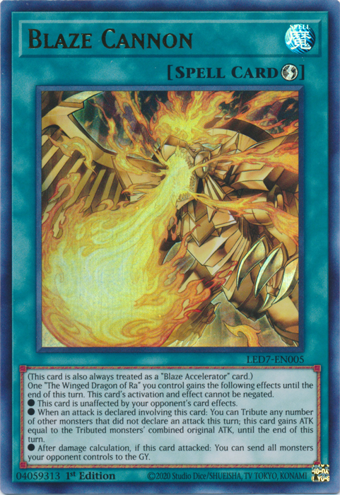 Blaze Cannon [LED7-EN005] Ultra Rare Yu-Gi-Oh!