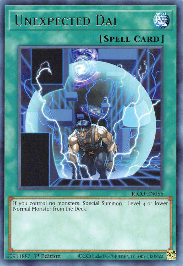 Unexpected Dai [KICO-EN055] Rare Yu-Gi-Oh!