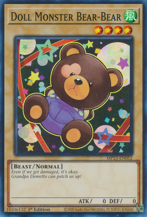 Doll Monster Bear-Bear [MP23-EN052] Super Rare Yu-Gi-Oh!