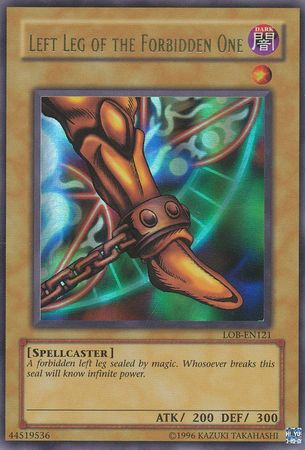 Left Leg of the Forbidden One [LOB-EN121] Ultra Rare Yu-Gi-Oh!
