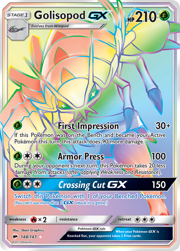 Golisopod GX (148/147) [Sun & Moon: Burning Shadows] Pokémon