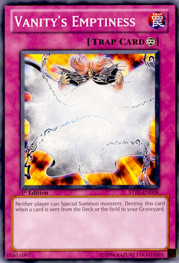 Vanity's Emptiness [STBL-EN076] Common Yu-Gi-Oh!