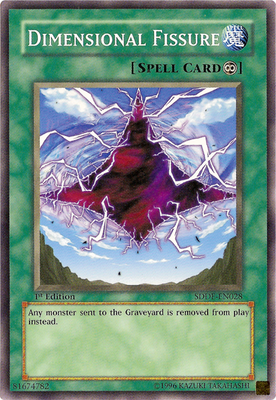 Dimensional Fissure [SDDE-EN028] Common Yu-Gi-Oh!
