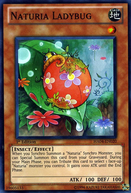 Naturia Ladybug [HA04-EN020] Super Rare Yu-Gi-Oh!