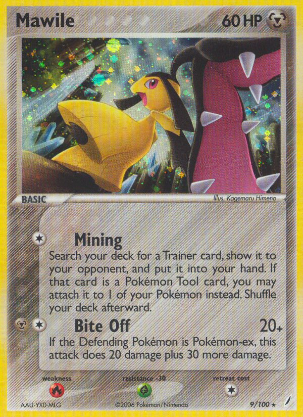 Mawile (9/100) [EX: Crystal Guardians] Pokémon