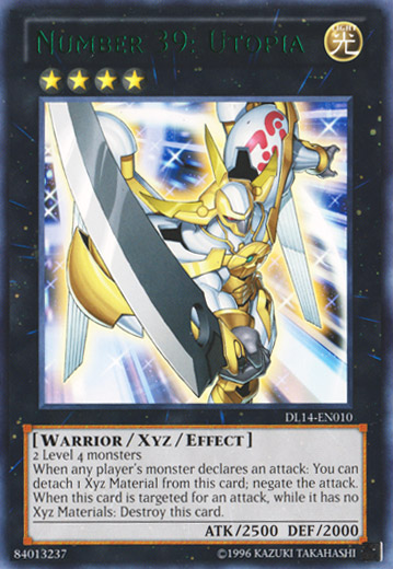 Number 39: Utopia (Green) [DL14-EN010] Rare Yu-Gi-Oh!