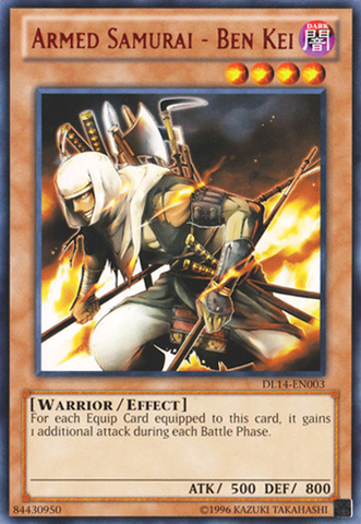 Armed Samurai - Ben Kei (Red) [DL14-EN003] Rare Yu-Gi-Oh!