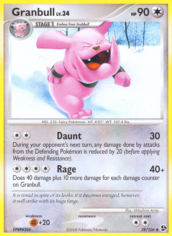 Granbull (39/106) [Diamond & Pearl: Great Encounters] Pokémon