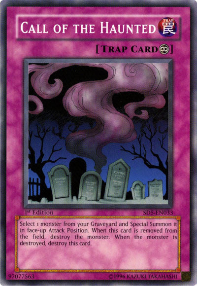 Call Of The Haunted [SD5-EN033] Common Yu-Gi-Oh!