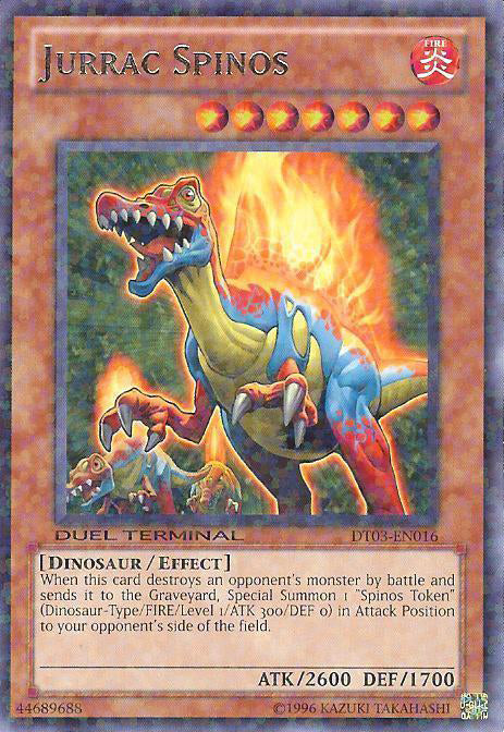 Jurrac Spinos [DT03-EN016] Rare Yu-Gi-Oh!