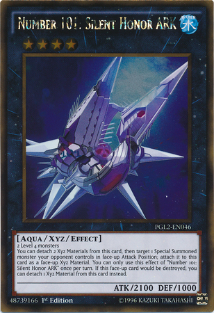 Number 101: Silent Honor ARK [PGL2-EN046] Gold Rare Yu-Gi-Oh!