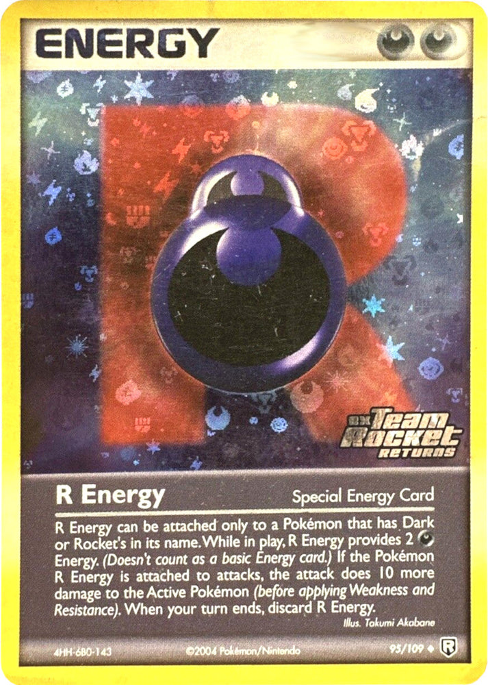 R Energy (95/109) (Stamped) [EX: Team Rocket Returns] Pokémon