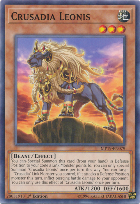 Crusadia Leonis [MP19-EN079] Common Yu-Gi-Oh!