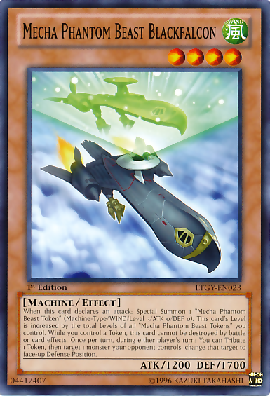 Mecha Phantom Beast Blackfalcon [LTGY-EN023] Common Yu-Gi-Oh!