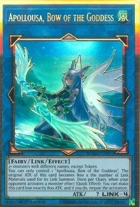 Apollousa, Bow of the Goddess (Alternate Art) [MAGO-EN041] Gold Rare Yu-Gi-Oh!