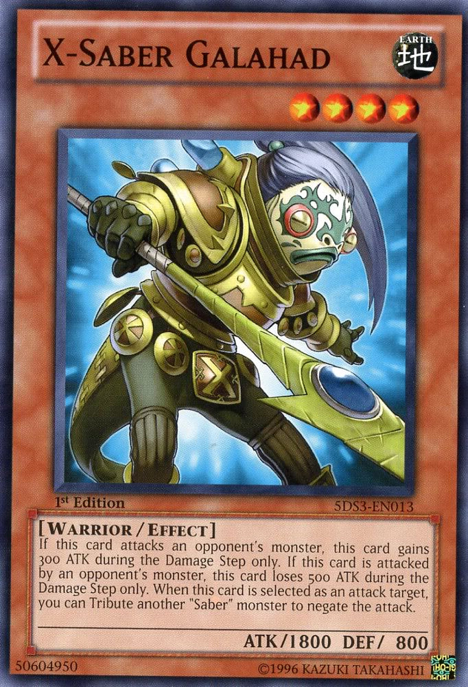 X-Saber Galahad [5DS3-EN013] Common Yu-Gi-Oh!