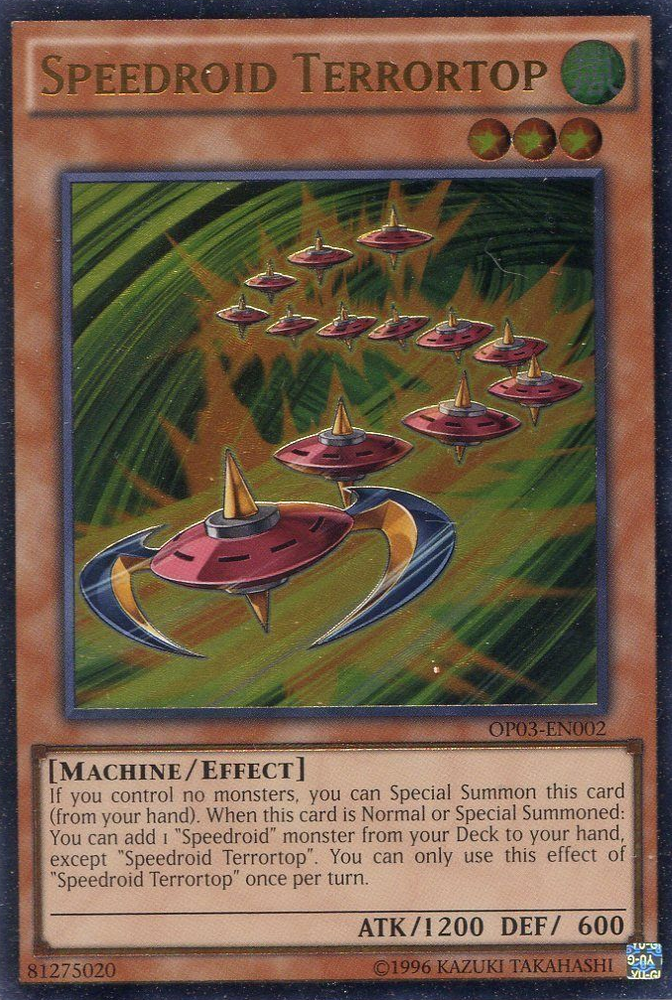 Speedroid Terrortop [OP03-EN002] Ultimate Rare Yu-Gi-Oh!