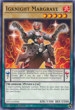 Igknight Margrave [MP16-EN068] Common Yu-Gi-Oh!