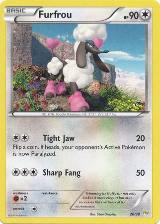 Furfrou (20/30) [XY: Trainer Kit - Noivern] Pokémon