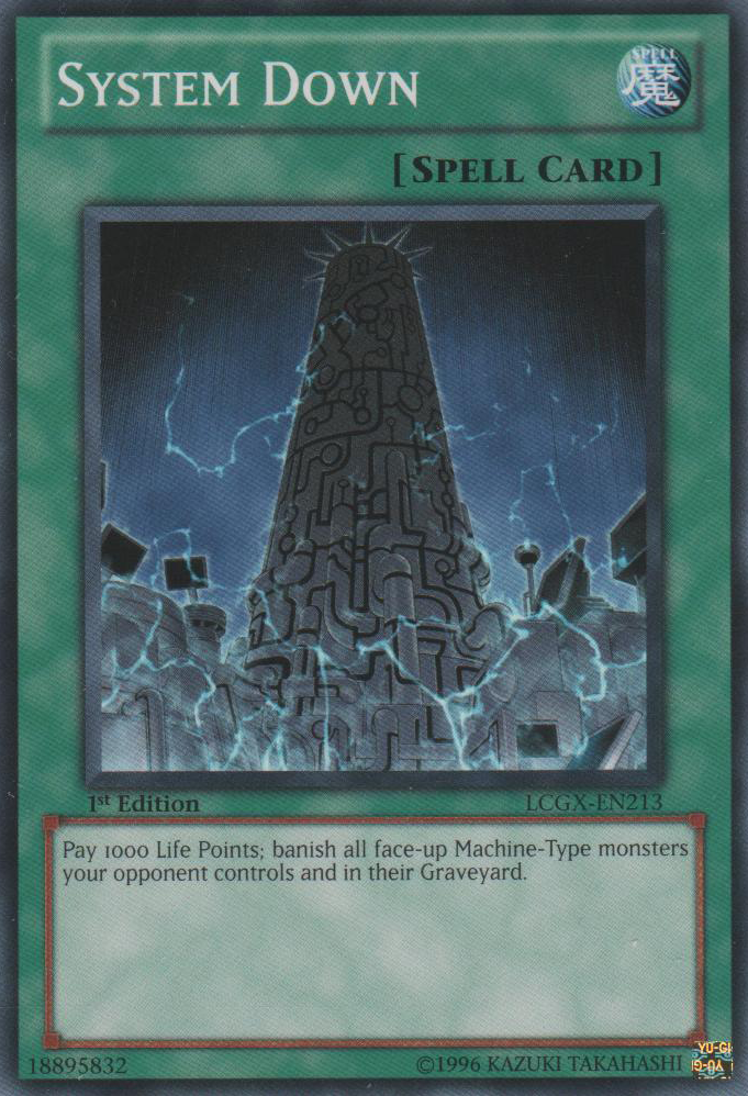 System Down [LCGX-EN213] Common Yu-Gi-Oh!