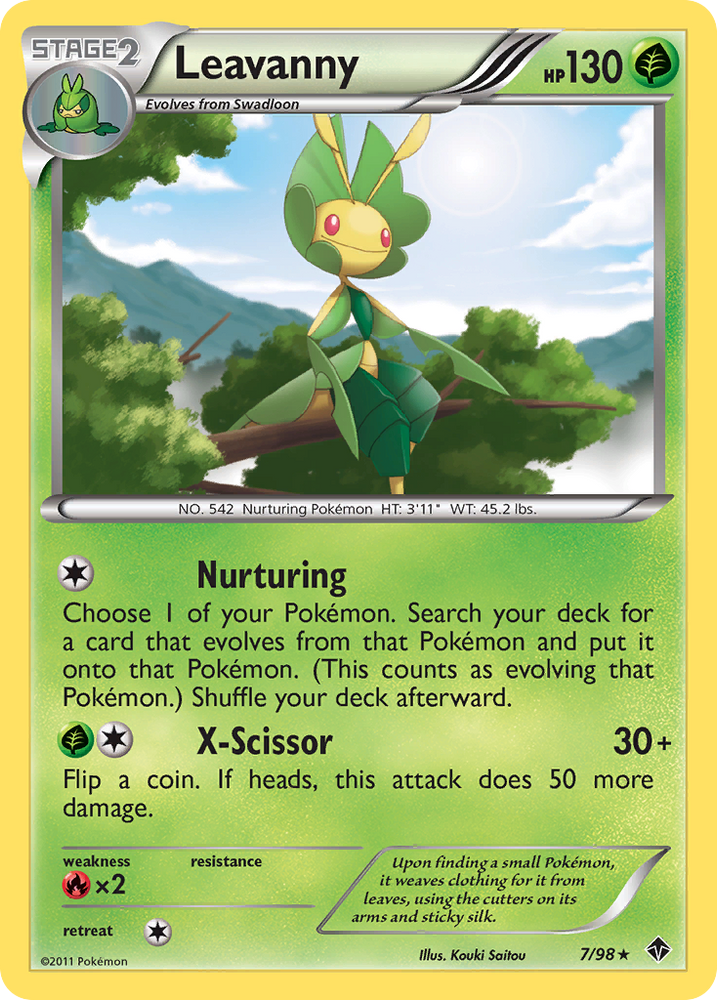 Leavanny (7/98) [Black & White: Emerging Powers] Pokémon