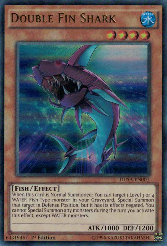 Double Fin Shark [DUSA-EN001] Ultra Rare Yu-Gi-Oh!