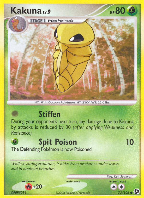 Kakuna (73/106) [Diamond & Pearl: Great Encounters] Pokémon