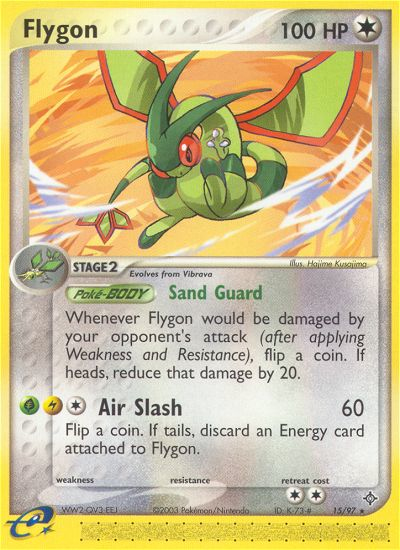 Flygon (15/97) [EX: Dragon] Pokémon