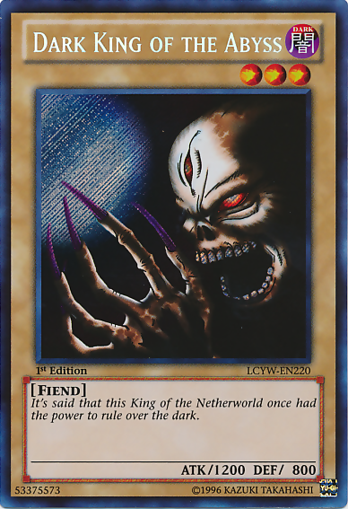 Dark King of the Abyss [LCYW-EN220] Secret Rare Yu-Gi-Oh!