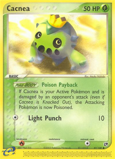 Cacnea (57/100) [EX: Sandstorm] Pokémon
